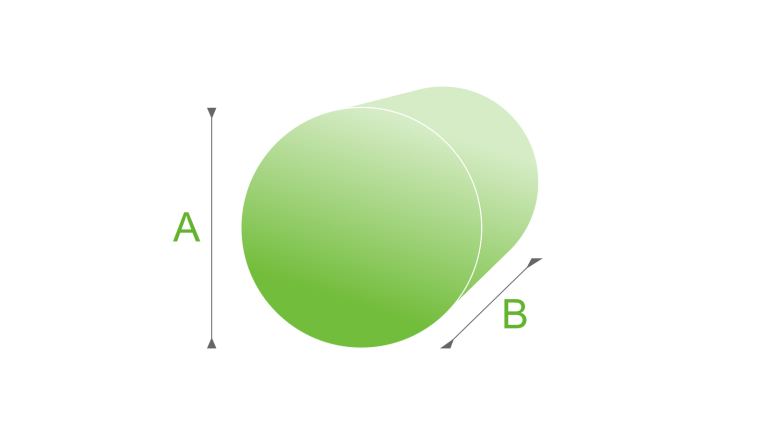Schaumstoff Zylinder